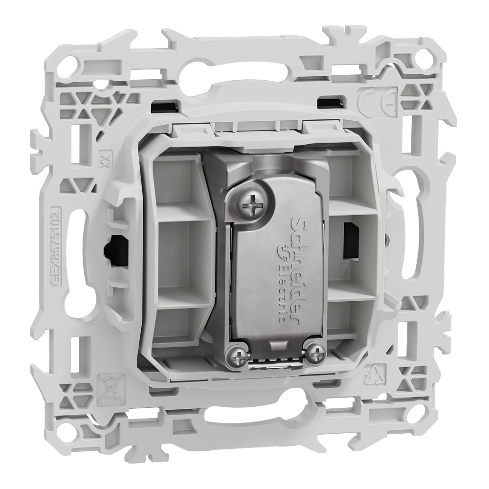 Odace prise TV simple noir